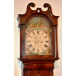 A 19th century mahogany cased eight day longcase clock by Robt Currer Falkirk,