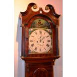 A 19th century mahogany cased eight day longcase clock by Alex Collison Stonehaven,