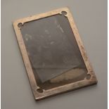 A silver photograph frame, hallmarks for Chester 1905-06, 13.