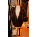 A vintage mink fur wrap,