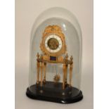 A fine French Louis XVI ormolu mantel clock circa late 18th/early 19th century,