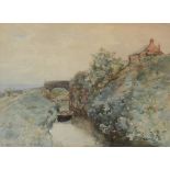 Alexander Kellock Brown RSA RSW RI (Scottish 1849-1922) 'The Mill Stream' Watercolour,