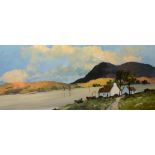 Christopher Duncan (Contemporary) ARR 'Loch Side Cottage' Oil on board, signed lower right,