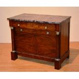 An Regency mahogany chiffonier cabinet, circa early 19th century,