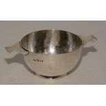 A silver quaich, hallmarks for London 1925 by Goldsmiths & Silversmiths Co Ltd,