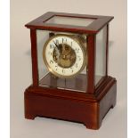 A Eureka Clock Co patent electric mantel clock,