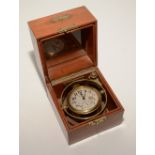 A Waltham Watch Co eight day marine chronometer,