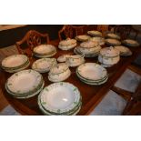 A Royal Doulton 'Countess' pattern dinner set, to include tureens, serving dishes, plates,