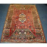 A Persian rug,