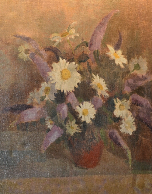 Amy Reeve-Fowkes 'Still Life of Flowers' Oil on canvas, signed lower left,