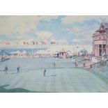 Arthur Weaver '18th Green Royal & Ancient, Alcan Tournament Oct 1967' Golfing print,