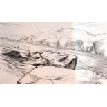 Jack Firth RSW (1917-2010) 'Seascape Sketch' Pencil, signed and dated '67 lower right,