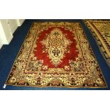 A Persian style carpet,