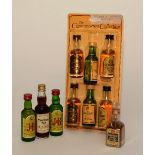 A mixed lot of whisky miniatures, to include the 1990 Connoisseurs Collection,