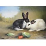 Edward Hassell McCosh (Contemporary) 'Rabbits' Oil on canvas, signed and dated 1999 lower left,