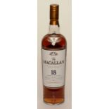The Macallan 18 years old Highland single malt scotch whisky,