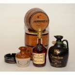 A Cruachan 12 years old malt scotch whisky in black pottery flagon, 26¾ fl.