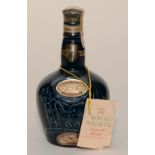 A Chivas Brothers Ltd 'Royal Salute' 21 years old blended scotch whisky in sapphire spode bottle,