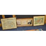 Two antique maps,