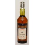 A Port Ellen 20 years old single malt scotch whisky, part of the rare malts selection,