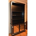 A contemporary ebonised dresser/bookcase by Julian Chichester,