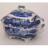 A Copeland spode 'Italian' tureen and cover with ladle,