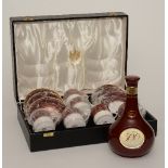 An Old Parr 500 15 years old blended scotch whisky in red Royal Windsor decanter,
