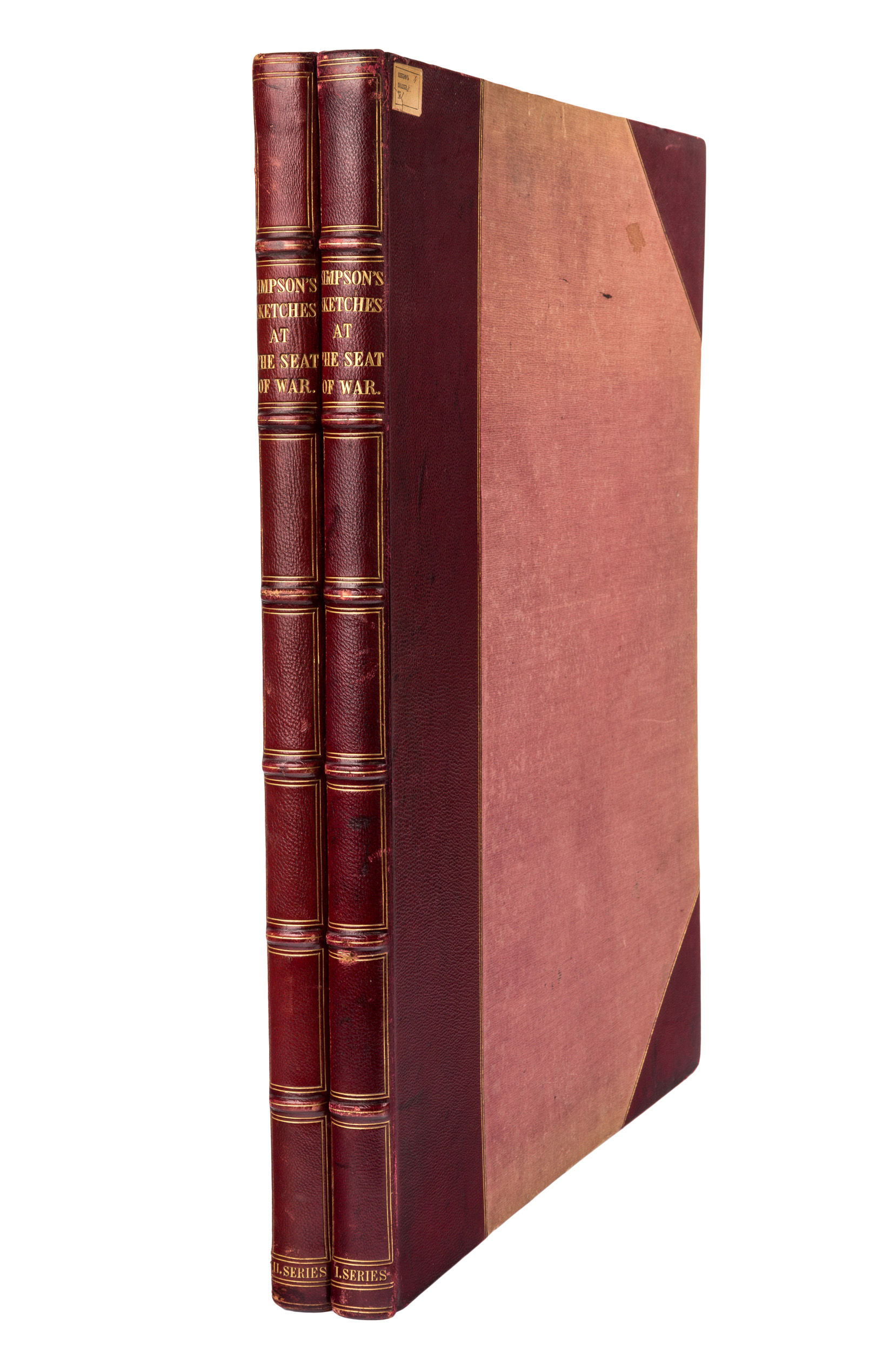 W. SIMPSON, TWO VOLUMES FROM THE LIBRARY OF GRAND DUKE NIKOLAI ALEKSANDROVICH