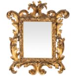 A GILDED BAROQUE MIRROR, ITALY, CIRCA 17-18TH CENTURY