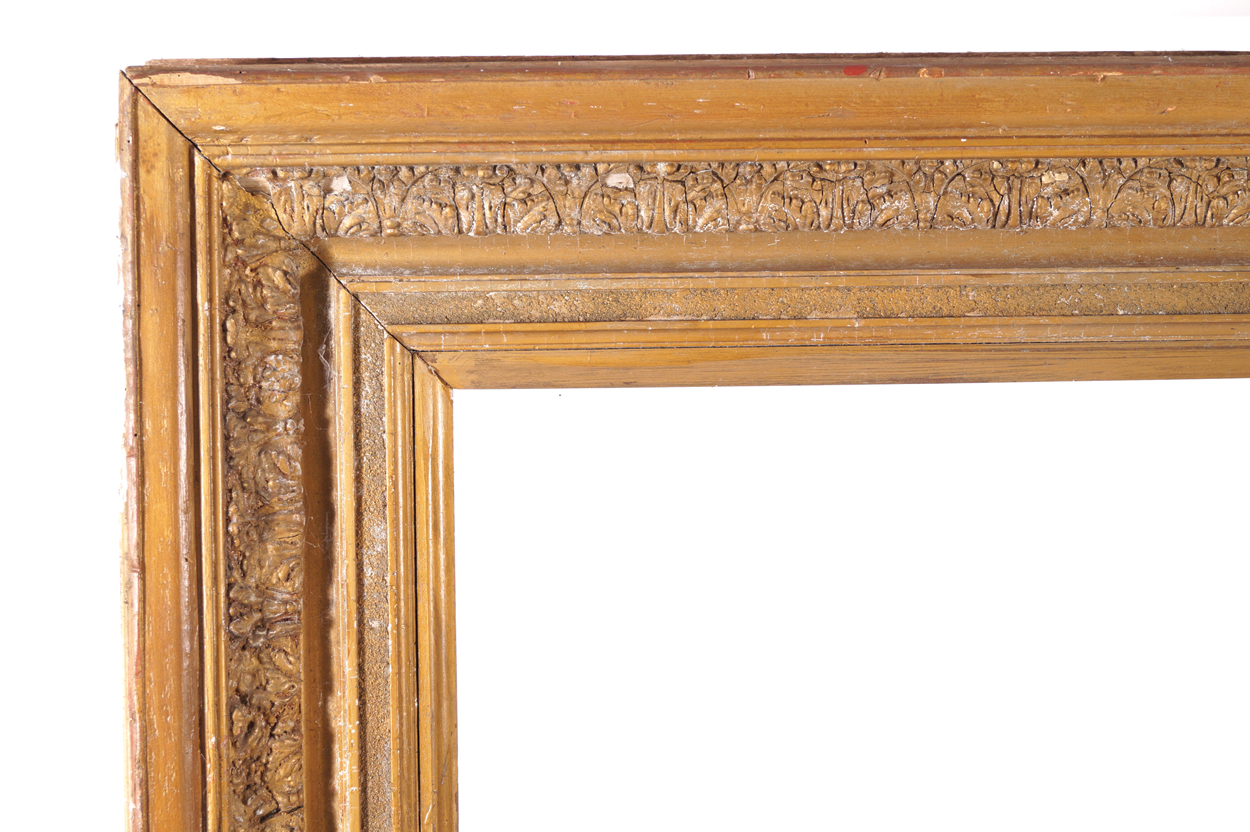 Large nineteenth-century gilt picture frame  Worldwide shipping available. All queries must be - Image 2 of 3