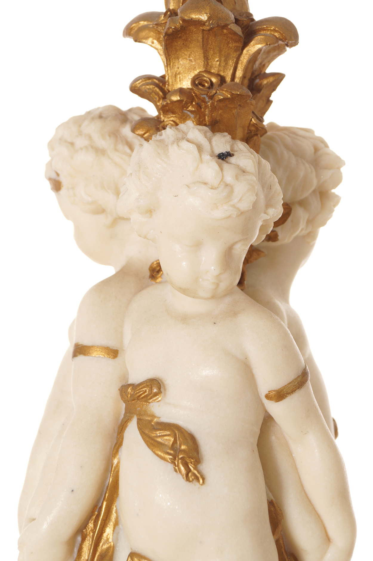 Cherub stemmed table lamp  45 cm. high; 20 cm. wideWorldwide shipping available. All queries must be - Image 2 of 5