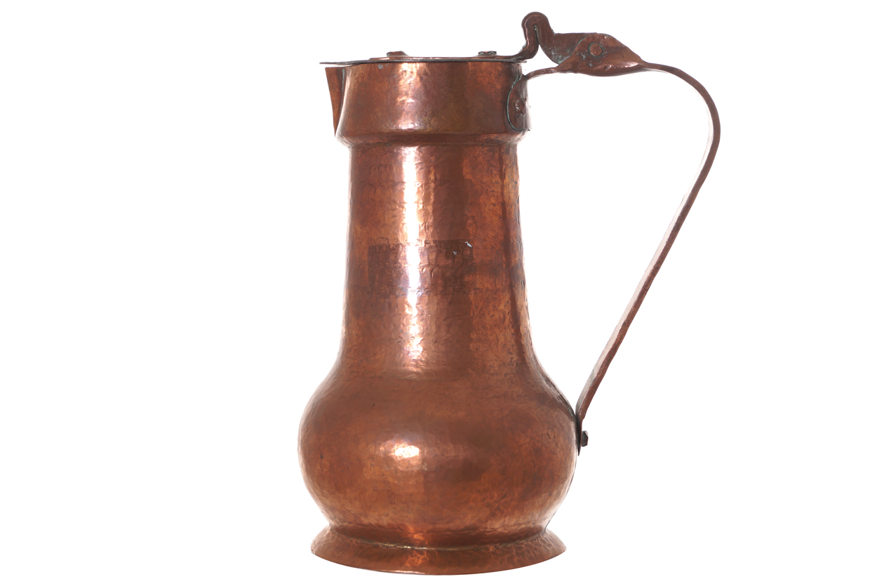 Turkish copper ewer  20 cm. high; 17 cm. wideWorldwide shipping available. All queries must be