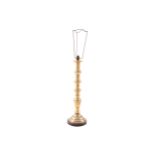 Large brass table lamp  62 cm. high; 20 cm. diameterWorldwide shipping available. All queries must