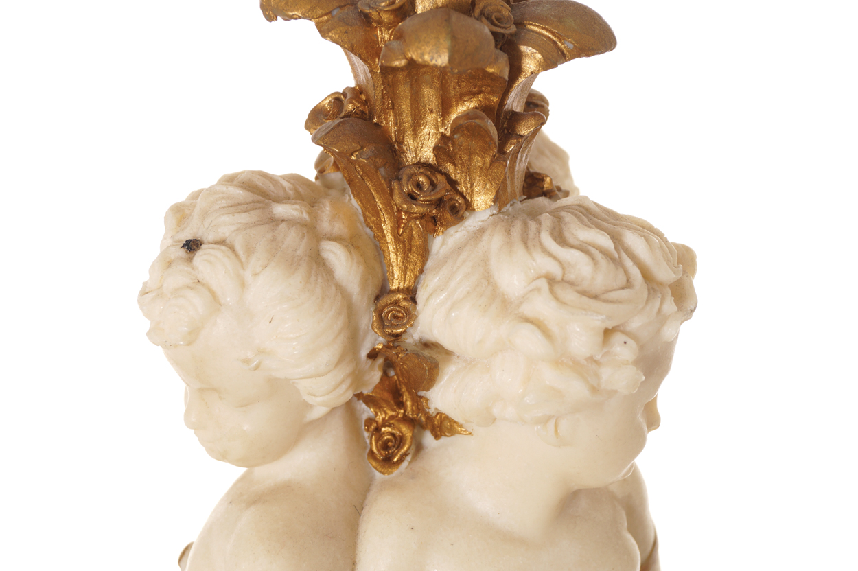 Cherub stemmed table lamp  45 cm. high; 20 cm. wideWorldwide shipping available. All queries must be - Image 3 of 5