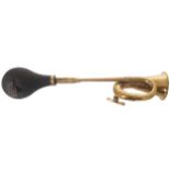 Brass car horn  43 cm. longWorldwide shipping available. All queries must be directed to shipping@