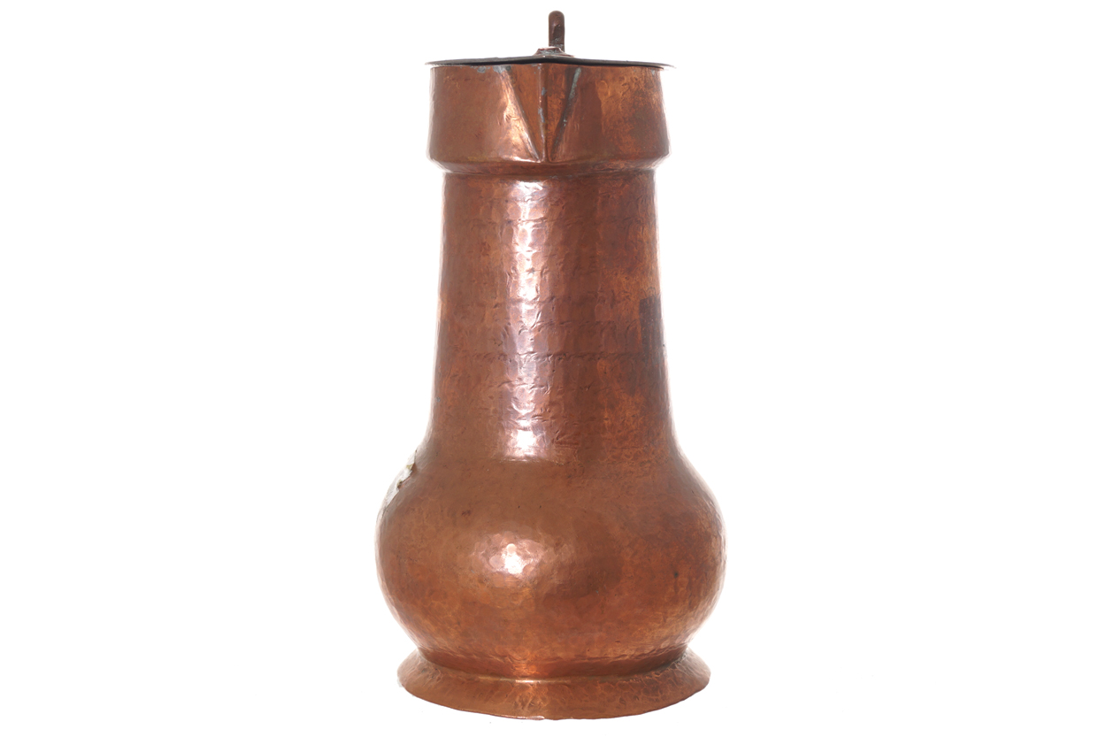 Turkish copper ewer  20 cm. high; 17 cm. wideWorldwide shipping available. All queries must be - Image 2 of 5
