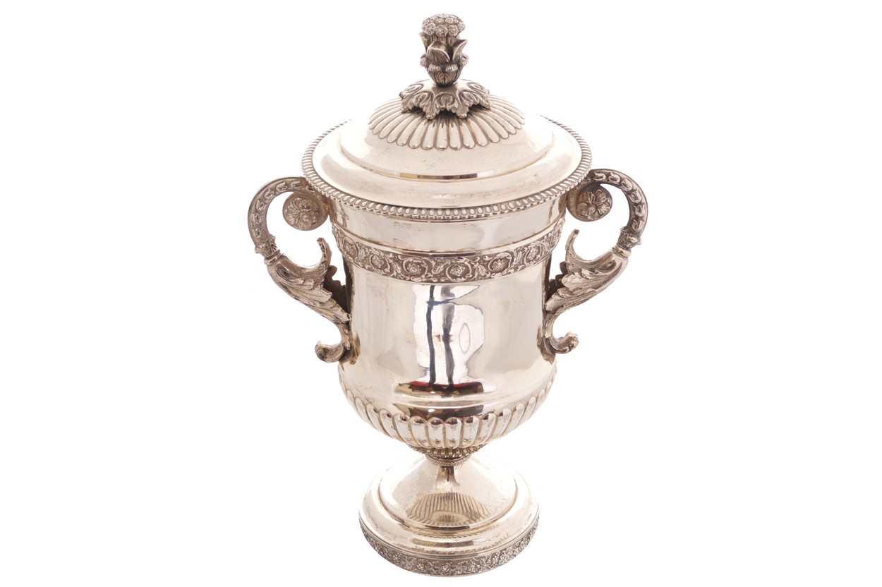 Silver wine cooler, circa 1820