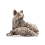 Sterling silver miniature fox