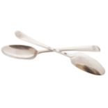 Pair of silver tablespoons