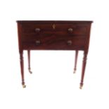 Regency period mahogany library table