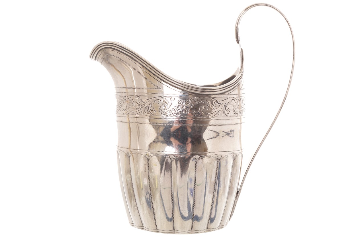 Silver cream jug