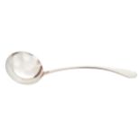Sterling silver punch ladle, circa 1903