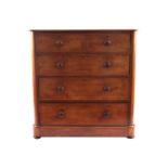 Nineteenth-century mahogany chest