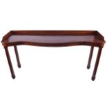 William IV period mahogany side table