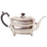 Silver teapot