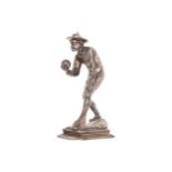 Silver figure of a man