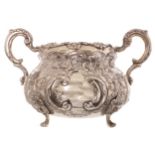 Large silver sugar bowl