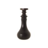 COMMISSIONERS OF IRISH LIGHTS STAMP with a turned ebony handle 3 x 2 cm.; Handle: 9 cm. Worldwide