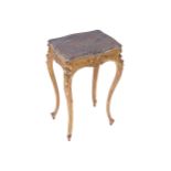 NINETEENTH-CENTURY CARVED GILT-WOOD CENTRE TABLE, CIRCA 1870 the rectangular serpentine shaped