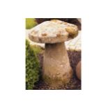 ANTIQUE GARDEN STADDLE STONE 70 high; 50 diameter Worldwide shipping available. Contact shipping@